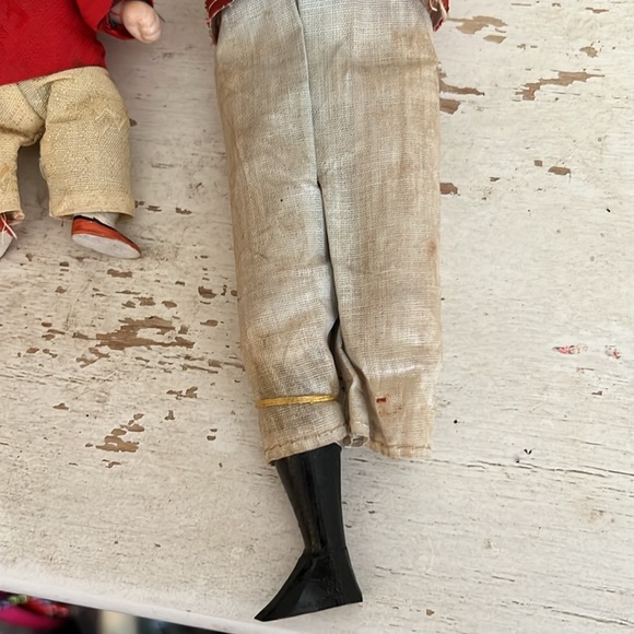 Lot vintage antique Chinese Asian composition dolls - Picture 10 of 11